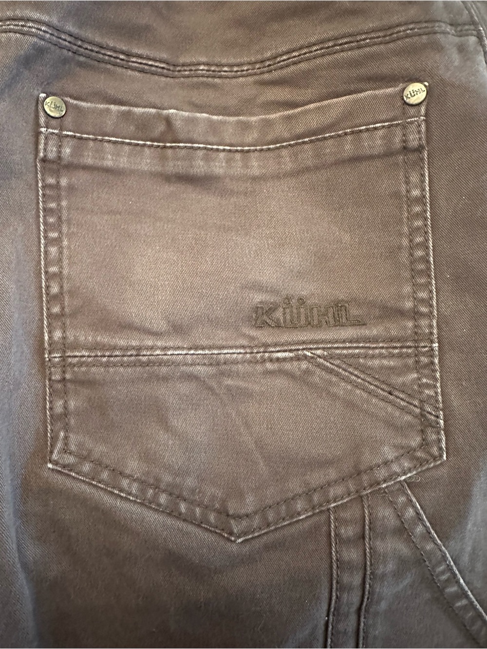 Kuhl Rebel Work Cargo Pants Jeans Men’s 30x32 Espresso - Picture 10 of 13